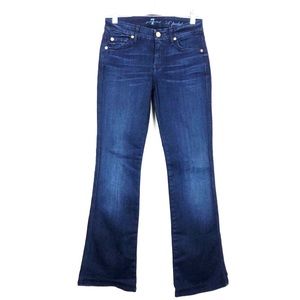 7 For All Mankind DAISY ANKLE - Vaqueros Bootcut - Mid Blue/azul
